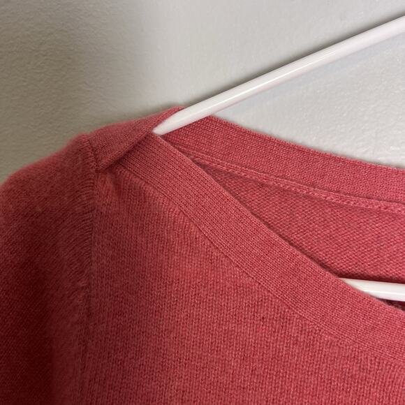 Ellen Tracy Womens 100% Cashmere Sweater Sz S Pink Quite Luxury - Picture 10 of 13